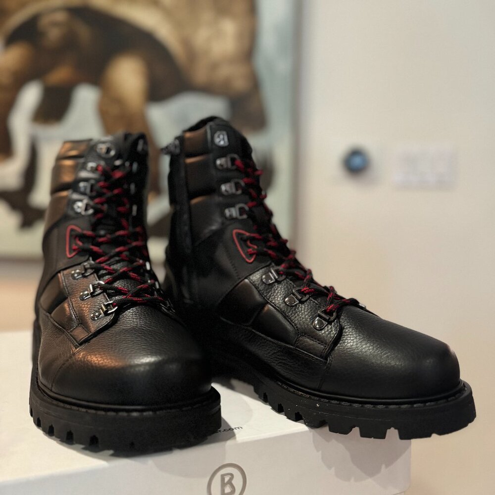 Men’s Size US 12: Bogner Helsinki 14B Boots with Spikes